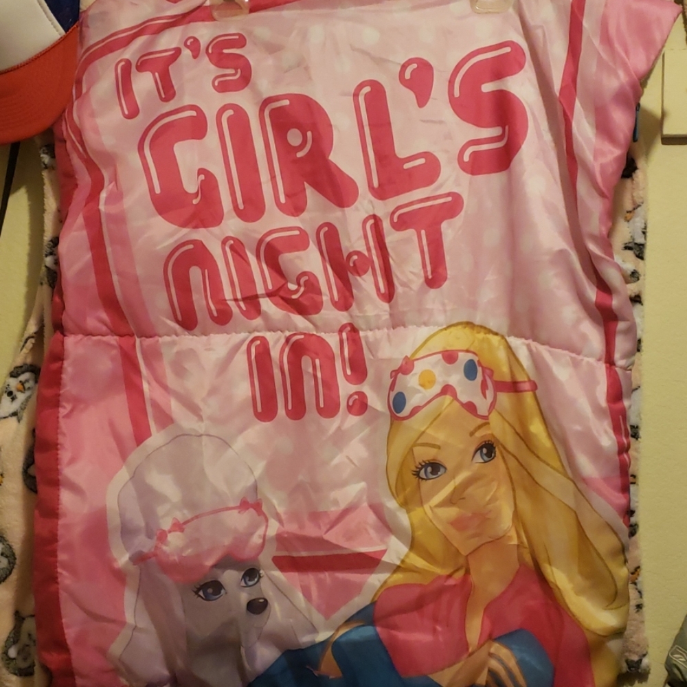 Barbie sleeping  bag for girl
